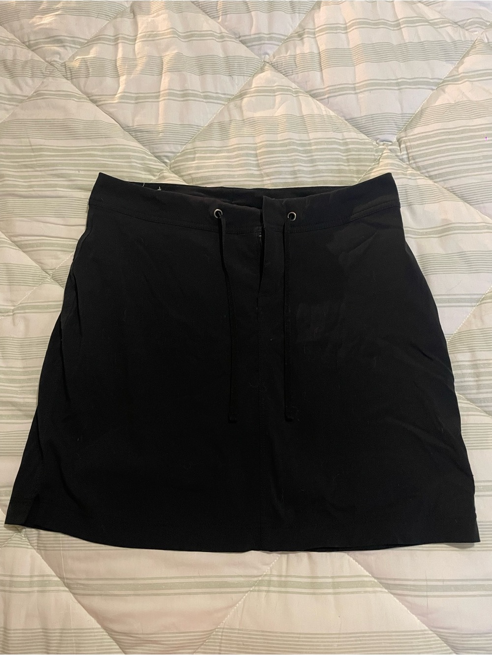Columbia Black Drawstring Golf Skirt